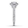 Thumbnail Image 3 of Previously Owned Neil Lane Engagement Ring 1-1/2 ct tw Princess & Round-cut Diamonds 14K White Gold - Size 3.5
