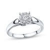 Thumbnail Image 0 of Previously Owned Diamond Engagement Ring 1/4 ct tw Round-cut 10K White Gold - Size 3.5