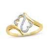 Thumbnail Image 1 of Previously Owned Fashion Ring 1/20 ct tw Diamonds 10K Yellow Gold