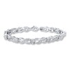 Thumbnail Image 1 of Previously Owned Diamond Infinity Bracelet 1/4 ct tw Sterling Silver 7.25&quot;