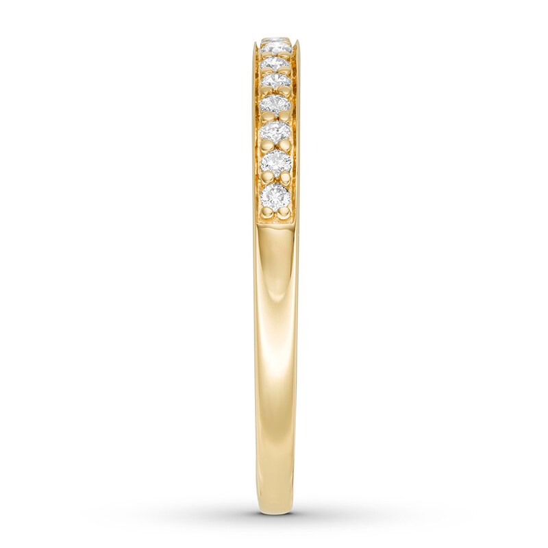 Main Image 3 of Previously Owned Diamond Anniversary Band 1/8 ct tw Round-cut 10K Yellow Gold