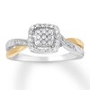 Thumbnail Image 1 of Previously Owned Diamond Ring 1/5 ct tw Round-cut 10K Two-Tone Gold