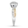 Thumbnail Image 3 of Previously Owned Diamond Ring 1/5 ct tw Round-cut 10K Two-Tone Gold