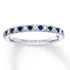 Thumbnail Image 1 of Previously Owned Sapphires & Diamonds 14K White Gold Band