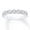 Thumbnail Image 1 of Previously Owned Diamond Anniversary Band 3/8 ct tw Round-cut 10K White Gold