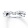 Thumbnail Image 1 of Previously Owned Diamond Wedding Band 1/2 ct tw Round-cut 14K White Gold