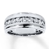 Thumbnail Image 1 of Previously Owned Men's Diamond Ring 1 ct tw Round-cut 10K White Gold