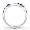 Thumbnail Image 2 of Previously Owned Men's Diamond Ring 1 ct tw Round-cut 10K White Gold