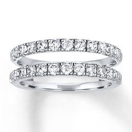 Previously Owned Diamond Enhancer Ring 1 ct tw Round-cut 14K White Gold