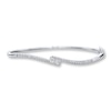Thumbnail Image 1 of Previously Owned Ever Us Bangle 1/2 ct tw Diamonds 14K White Gold