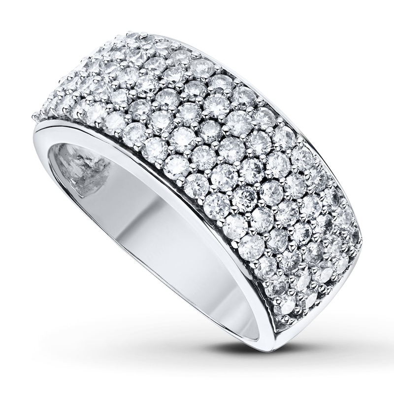 Main Image 1 of Previously Owned Diamond Ring 1-1/2 ct tw Round-cut 14K White Gold