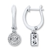 Previously Owned Unstoppable Love 1/5 ct tw Earrings Sterling Silver