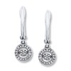 Previously Owned Unstoppable Love 1/5 ct tw Earrings Sterling Silver