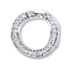 Thumbnail Image 1 of Previously Owned Miracle Links Charm 1/10 ct tw Diamonds 14K White Gold