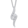 Thumbnail Image 0 of Previously Owned Ever Us Necklace 1/2 ct tw Diamonds 14K White Gold