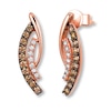 Thumbnail Image 1 of Previously Owned Le Vian Chocolate Diamonds 3/8 ct tw 14K Rose Gold Earrings