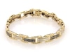 Thumbnail Image 1 of Previously Owned Men's Diamond Bracelet 1 ct tw Round-cut 10K Yellow Gold