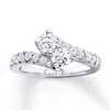 Thumbnail Image 1 of Previously Owned Ever Us Two-Stone Anniversary Ring 1-1/2 ct tw Round-cut Diamonds 14K White Gold