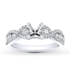 Thumbnail Image 1 of Previously Owned Diamond Ring Setting 5/8 ct tw Round-cut 14K White Gold