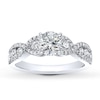 Thumbnail Image 3 of Previously Owned Diamond Ring Setting 5/8 ct tw Round-cut 14K White Gold