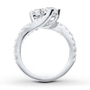 Thumbnail Image 2 of Previously Owned Ever Us Diamond Ring 2 ct tw Round-cut 14K White Gold