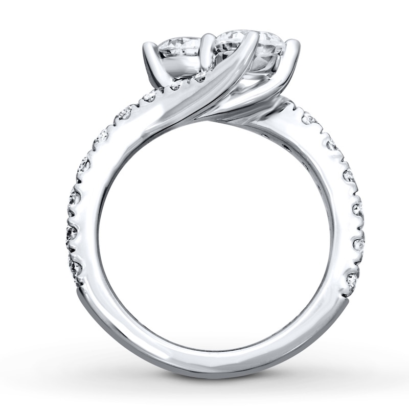 Main Image 2 of Previously Owned Ever Us Diamond Ring 2-1/2 ct tw Round-cut 14K White Gold