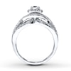 Thumbnail Image 2 of Previously Owned Engagement Ring 7/8 ct tw Round-cut Diamonds 14K White Gold