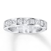 Thumbnail Image 0 of Previously Owned Band 1-1/2 ct tw Princess-cut Diamonds 14K White Gold