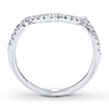 Thumbnail Image 2 of Previously Owned Diamond Wedding Band 1/5 ct tw Round-cut 14K White Gold