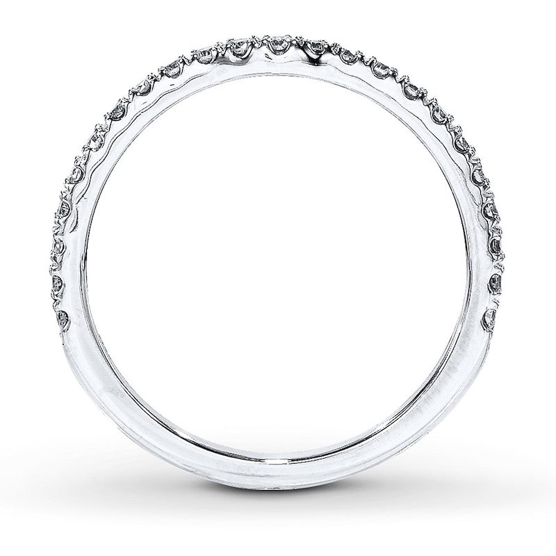 Main Image 2 of Previously Owned Neil Lane Wedding Band 1/5 ct tw Round-cut Diamonds 14K White Gold Size 5