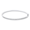 Thumbnail Image 1 of Previously Owned Diamond Bangle 3/4 ct tw Round-cut 14K White Gold