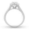 Thumbnail Image 2 of Previously Owned Diamond Engagement Ring 1 ct tw Round-cut 14K White Gold