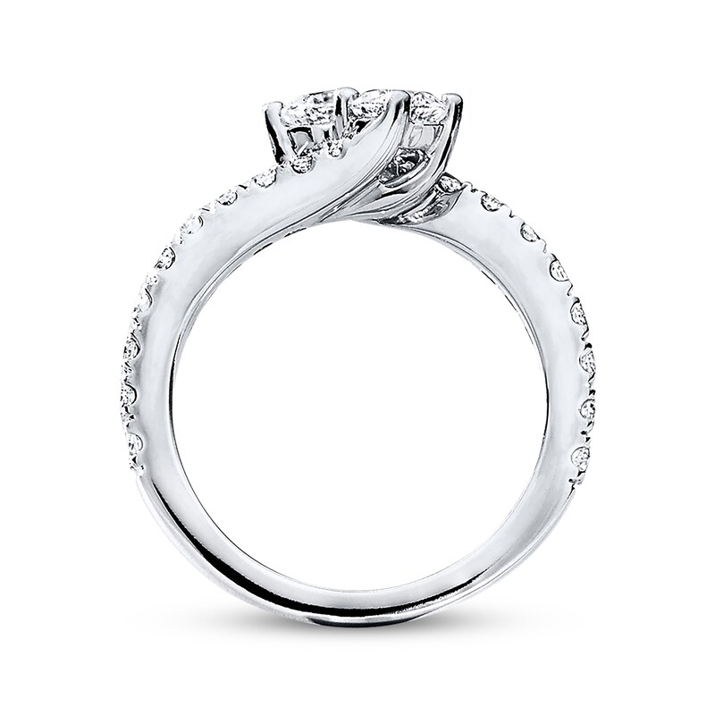 Main Image 4 of Previously Owned Ever Us SI2 Two-Stone Diamond Anniversary Ring 1-1/2 ct tw 14K Gold