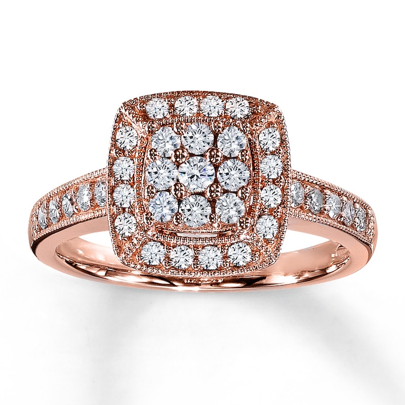 Previously Owned Diamond Ring 1/2 ct tw 14K Rose Gold