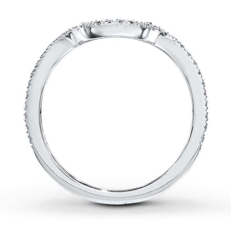 Main Image 2 of Previously Owned Neil Lane Diamond Wedding Band 1/4 ct tw Round-cut 14K White Gold Size 4.5