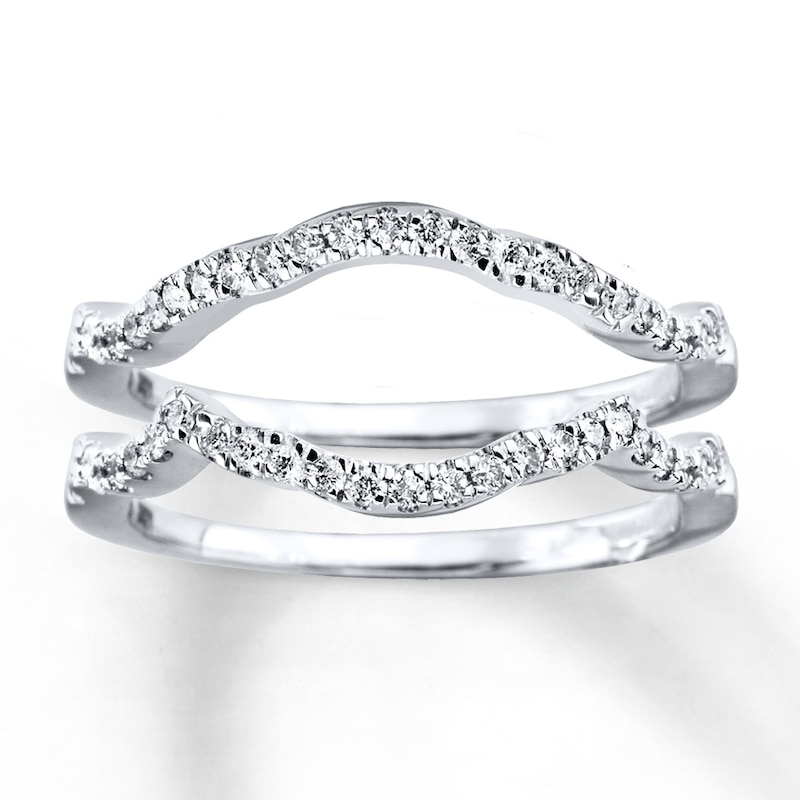 Main Image 1 of Previously Owned Diamond Wedding Bands 1/3 ct tw Round-cut 14K White Gold