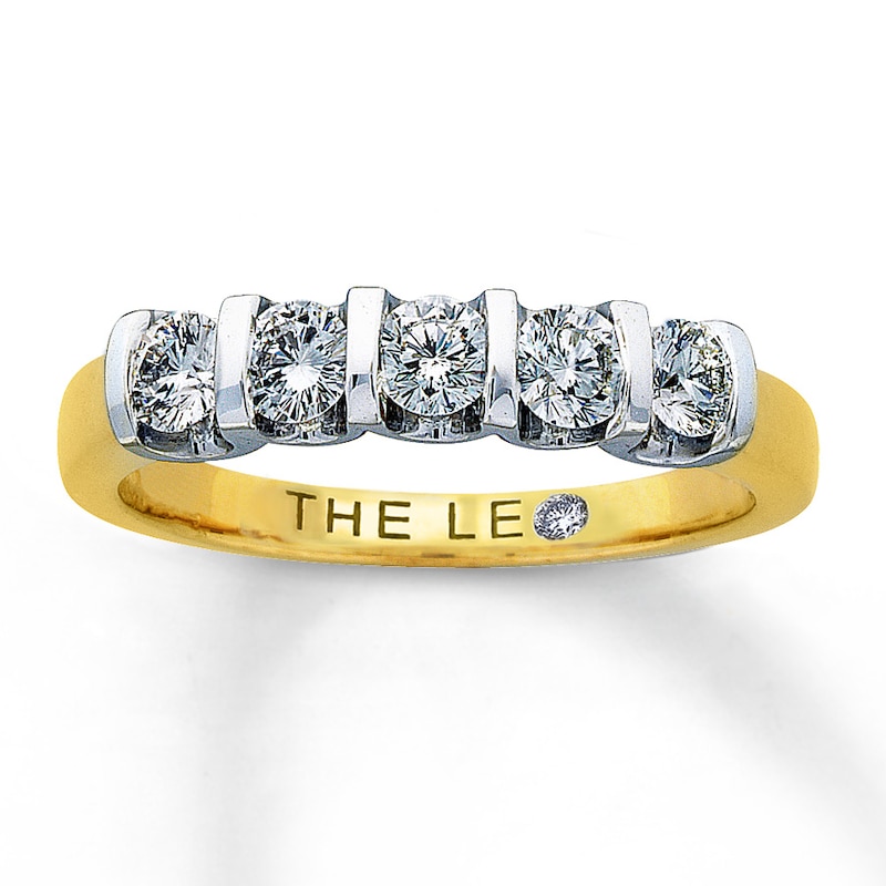 Main Image 1 of Previously Owned THE LEO Diamond Ring 5/8 ct tw 14K Two-Tone Gold