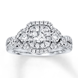 Previously Owned Diamond Engagement Ring 1 ct tw Round-cut 14K White Gold