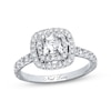 Thumbnail Image 1 of Previously Owned Neil Lane Engagement Ring 1-1/8 ct tw Cushion & Round-cut Diamonds 14K White Gold - Size 4.5