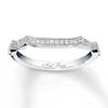 Thumbnail Image 1 of Previously Owned Neil Lane Wedding Band 1/8 ct tw Round-cut Diamonds 14K White Gold - Size 5