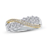 Thumbnail Image 1 of Previously Owned Diamond Band 1 ct tw Round-cut 14K Two-Tone Gold Size 11
