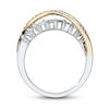 Thumbnail Image 2 of Previously Owned Diamond Band 1 ct tw Round-cut 14K Two-Tone Gold Size 11
