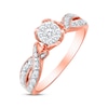 Previously Owned Diamond Ring 1/5 carat tw 10K Rose Gold
