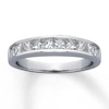 Thumbnail Image 1 of Previously Owned Ring 1/2 ct tw Princess-cut Diamonds 14K White Gold Size 3.75