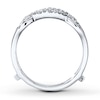 Thumbnail Image 2 of Previously Owned Diamond Enhancer Ring 1/5 ct tw Round-cut 14K White Gold Size 3.75