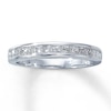 Thumbnail Image 0 of Previously Owned Diamond Wedding Band 3/4 ct tw Princess-cut 14K White Gold - Size 9.75