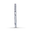 Thumbnail Image 3 of Previously Owned Diamond Wedding Band 1/6 ct tw Round-cut 14K White Gold - Size 4.25