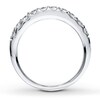 Thumbnail Image 2 of Previously Owned Diamond Wedding Band 1/2 ct tw Round-cut 14K White Gold - Size 9.5