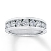 Previously Owned Diamond Wedding Band 1-1/5 ct tw Round-cut 14K White Gold