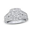 Thumbnail Image 1 of Previously Owned Previously Owned Neil Lane Ring 2 ct tw Cushion, Princess & Round-cut Diamonds 14K White Gold - Size 4.5